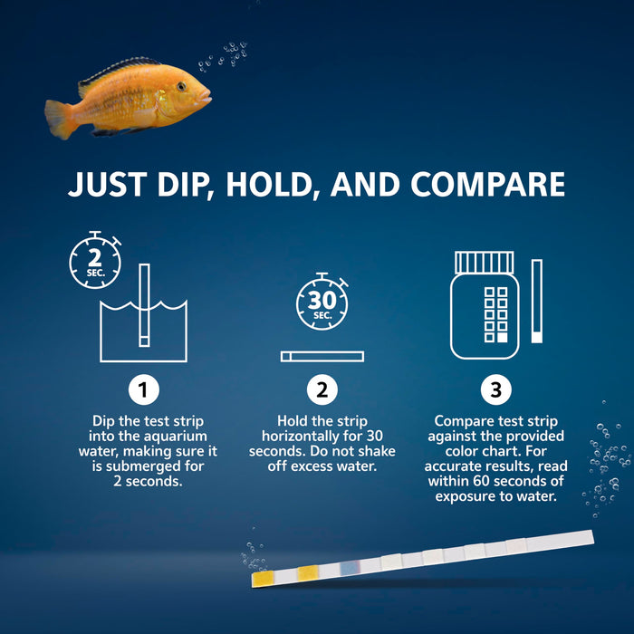 AQUEON 7 IN 1 AQUARIUM TEST STRIPS