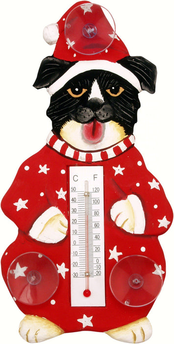 Bobbo from Songbird Essentials Small Xmas Thermometer- Xmas Mutt