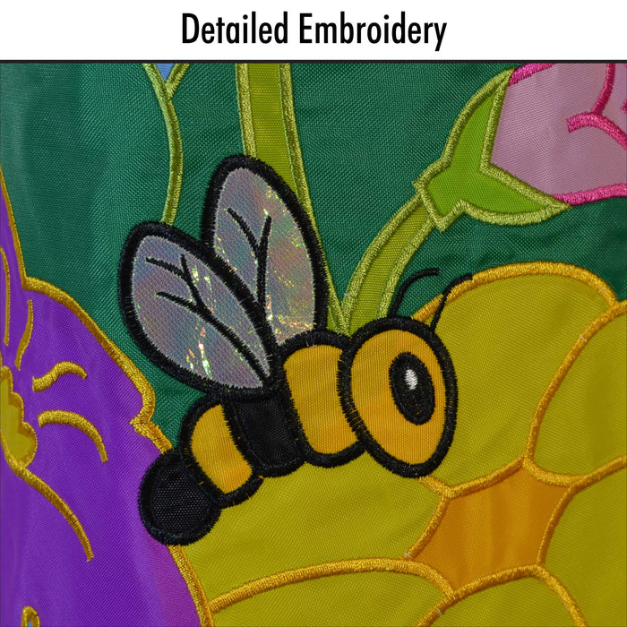 Floral Bee Funsock