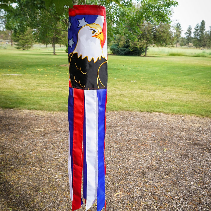 Eagle Patriotic Windsock 40