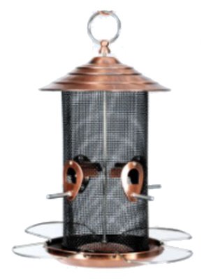 Audubon Audubon Brushed Copper Mixed Seed Feeder