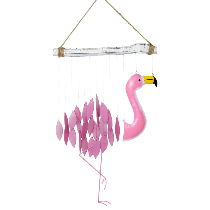 Gift Essentials Blue Handworks Line - Flamingo Glass Chime