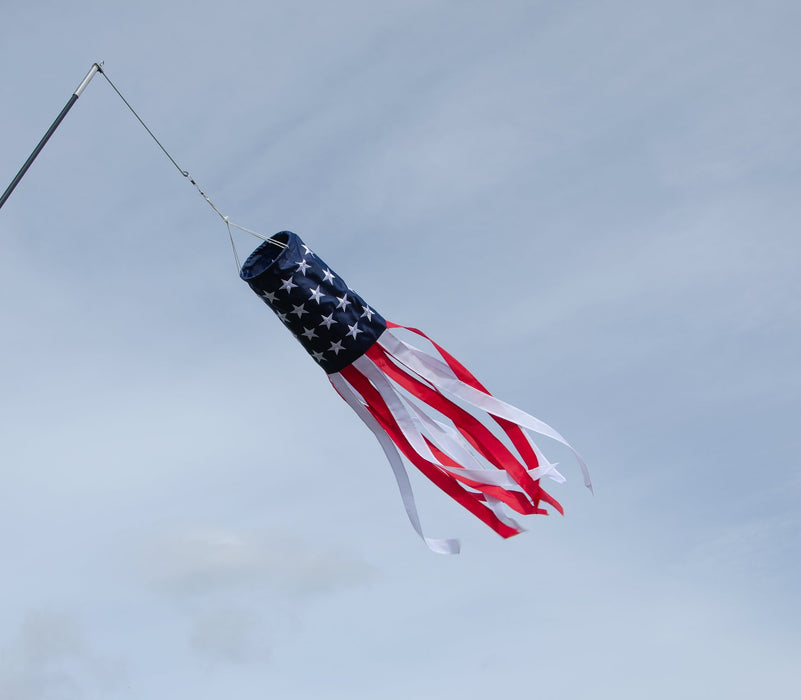 40 U.S. Embroidery Flagsock