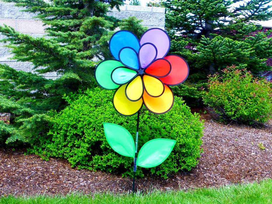 Double Wheel 12 Petal Flower w