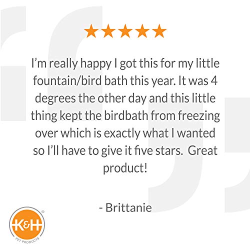 K&H Ice Eliminator Bird Bath Deicer
