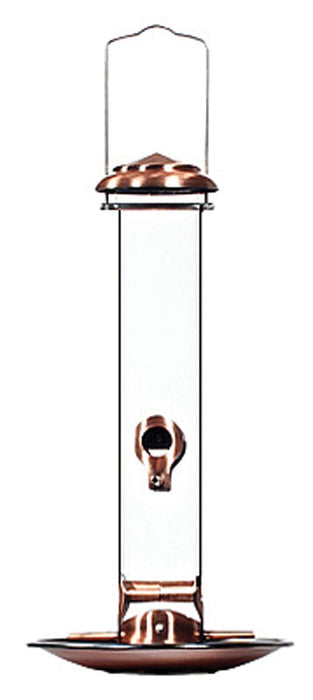 Audubon Copper Tube Feeder With Tray