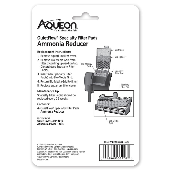AQUEON SPECIALTY FILTER PAD - AMMONIA REDUCER