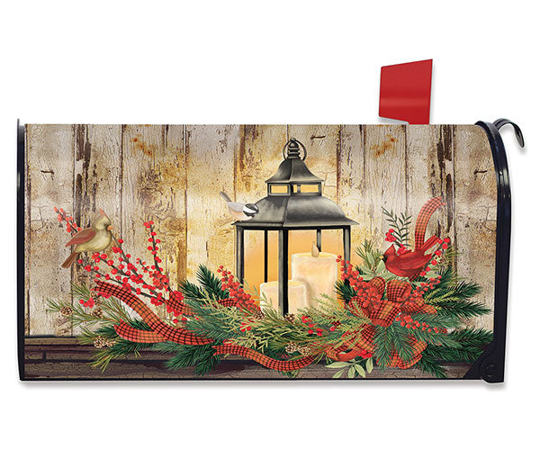 Holiday Lantern Mailbox Cover