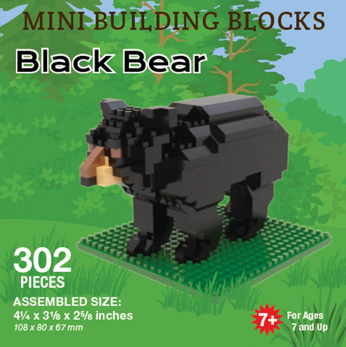 Impact Photographics Black Bear Mini Building Block Set