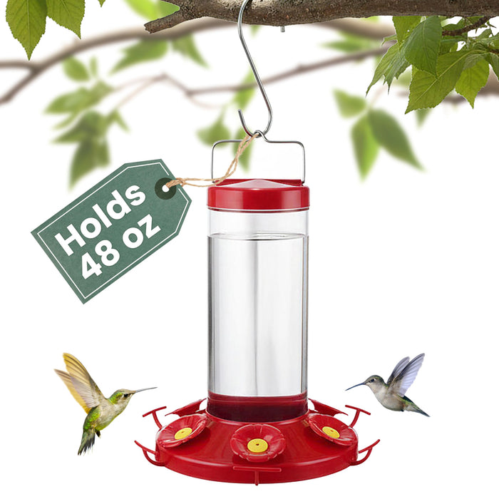 Perky-Pet Grand Master Hummingbird Feeder, 48 oz Nectar Capacity