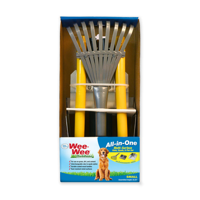 WEE-WEE ALL-IN-ONE RAKE SPADE AND PAN SET