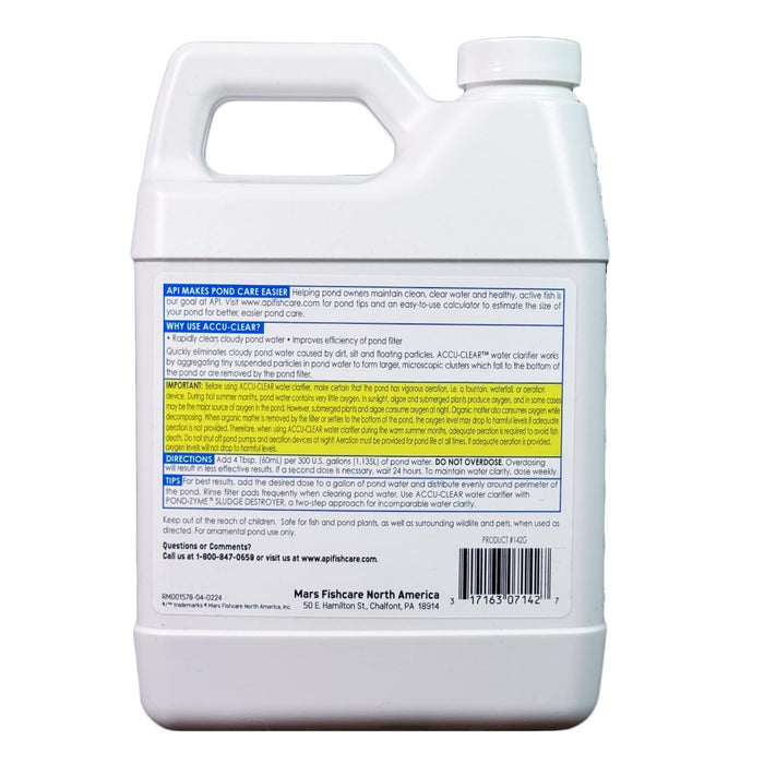 API POND ACCU-CLEAR WATER CLARIFIER