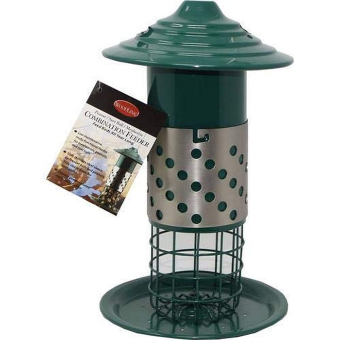 AUDUBON COMBINATION MEALWORM, SUET BALL & PEANUT FEEDER