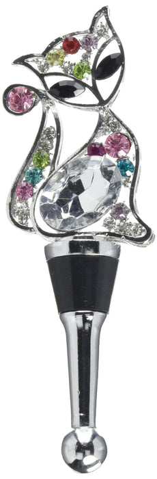 LS Arts Bottle Stopper - Cat with Stones