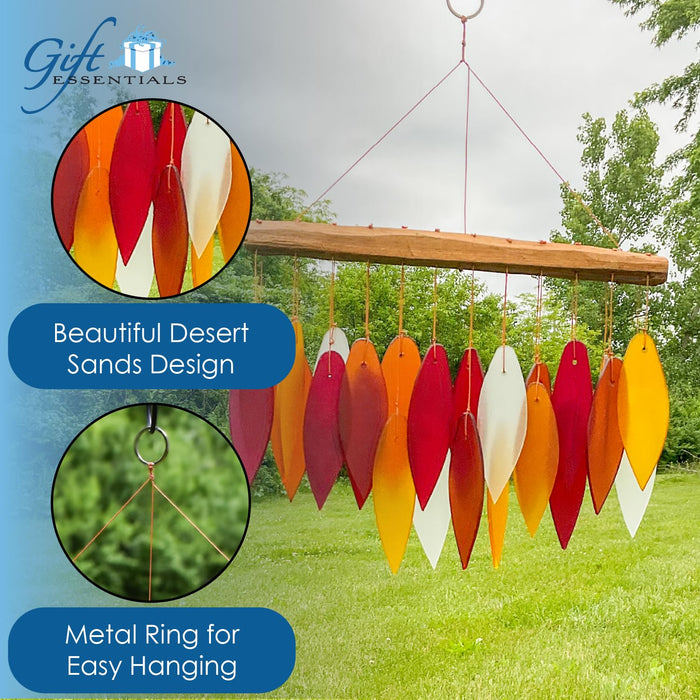 Gift Essentials Blue Handworks Line - Desert Sands Glass Chime