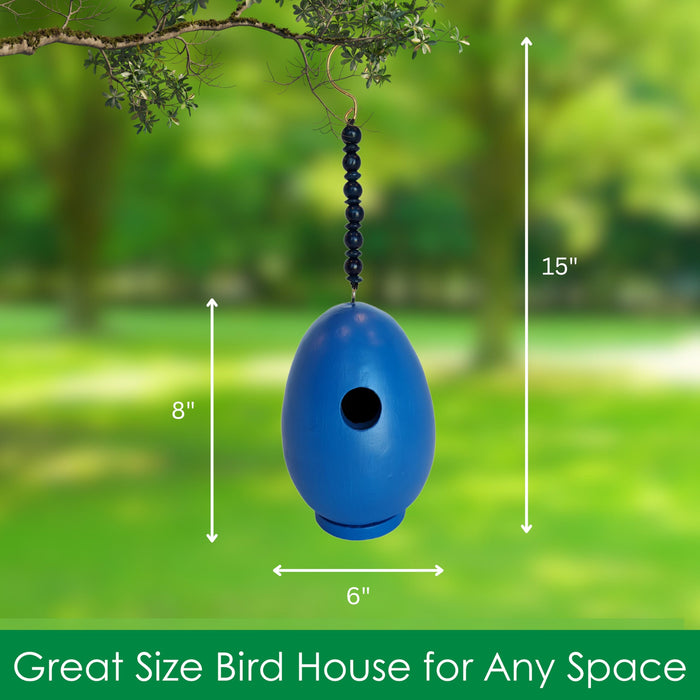 Bobbo from Songbird Essentials Blue Egg Bird House