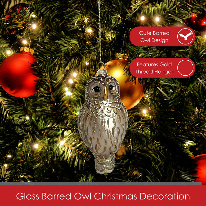 Cobane Studio  Barred Owl Ornament