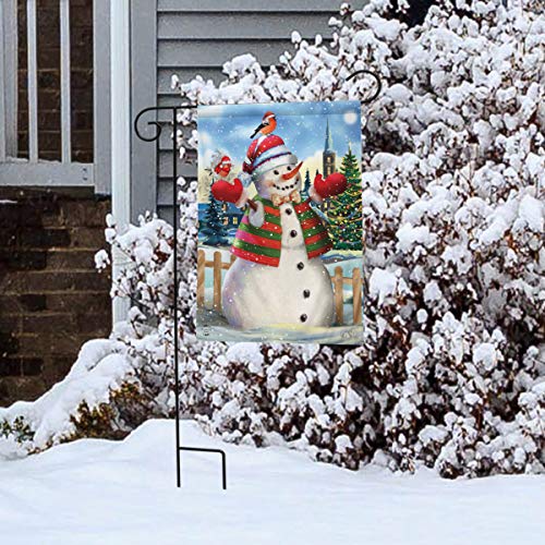 It's Snowing Garden Flag