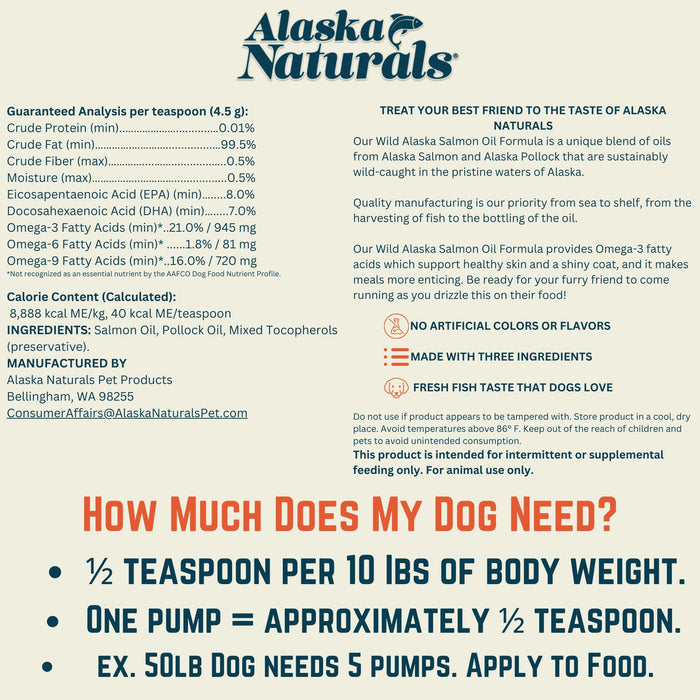 SALMON OIL FORMULA FOR DOGS
