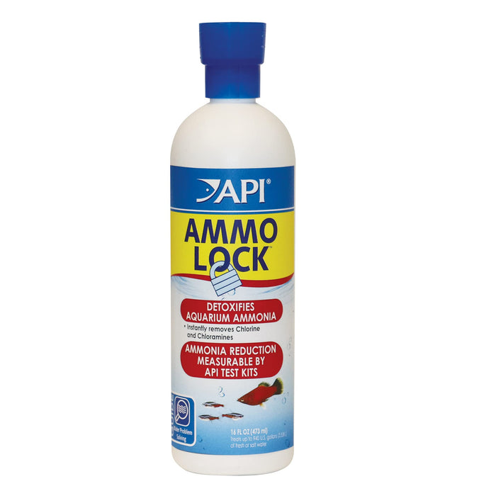 API Ammo-Lock Freshwater and Saltwater Aquarium Ammonia Detoxifier