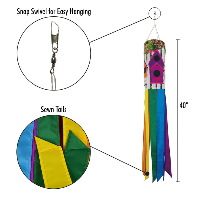 Birdhouse 40 Windsock