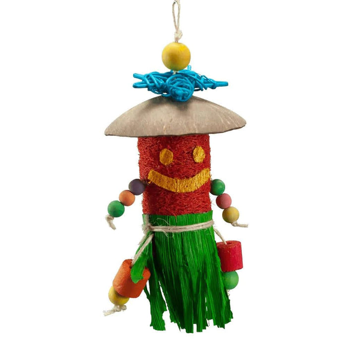 NIBBLES LOOFAH TIKI MAN CHEW TOY