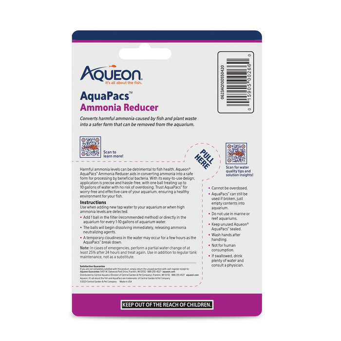 AQUEON AQUAPACS AMMONIA REDUCER