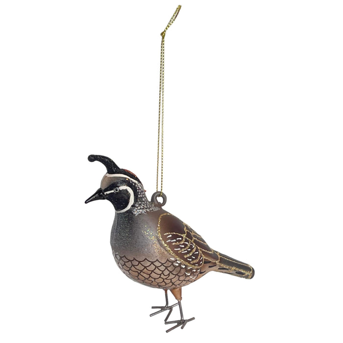 Cobane Studio  California Quail Ornament