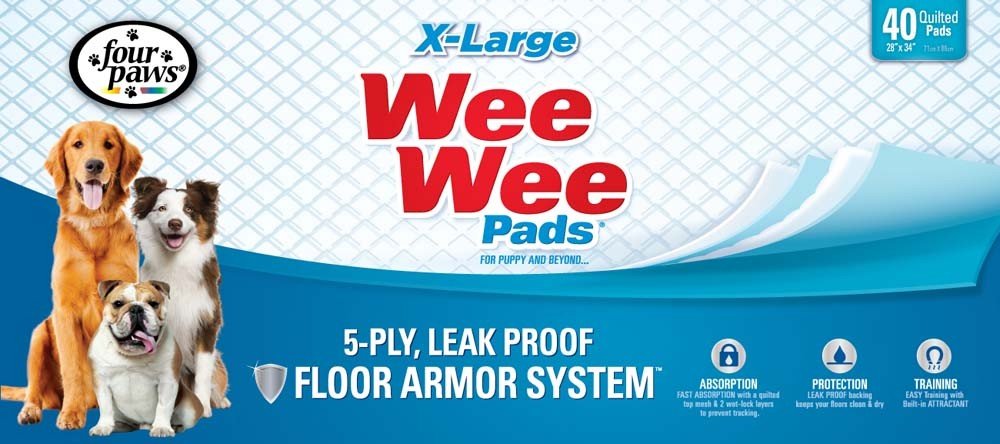 WEE-WEE PADS WITH BARRIER EDGE EXTRA LARGE