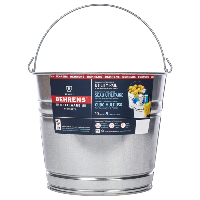 GALVANIZED STEEL UTILITY PAIL