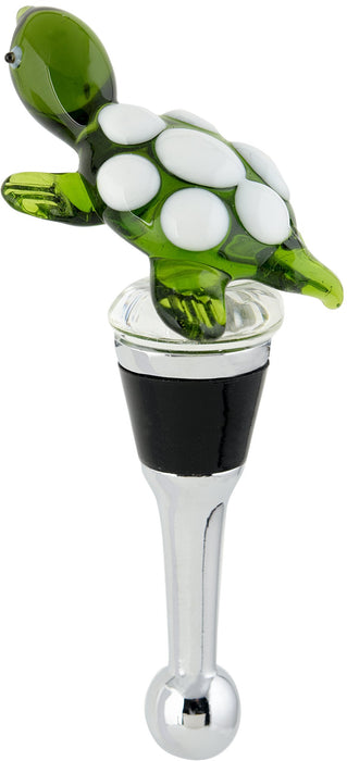 LS Arts Glass Turtle Bottle Stopper