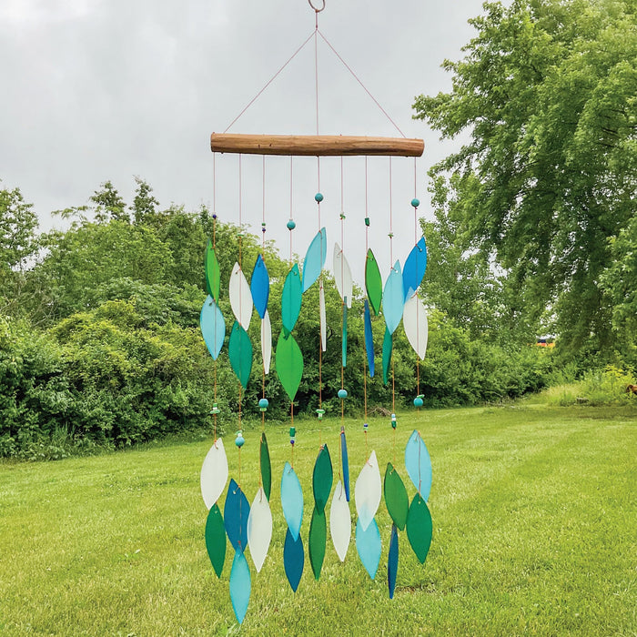 Gift Essentials Blue Handworks Line - Ocean Blues Beaded Glass Chime