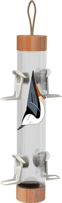 AUDUBON LIMITED EDITION EGGPICNIC MIXED SEED TUBE FEEDER
