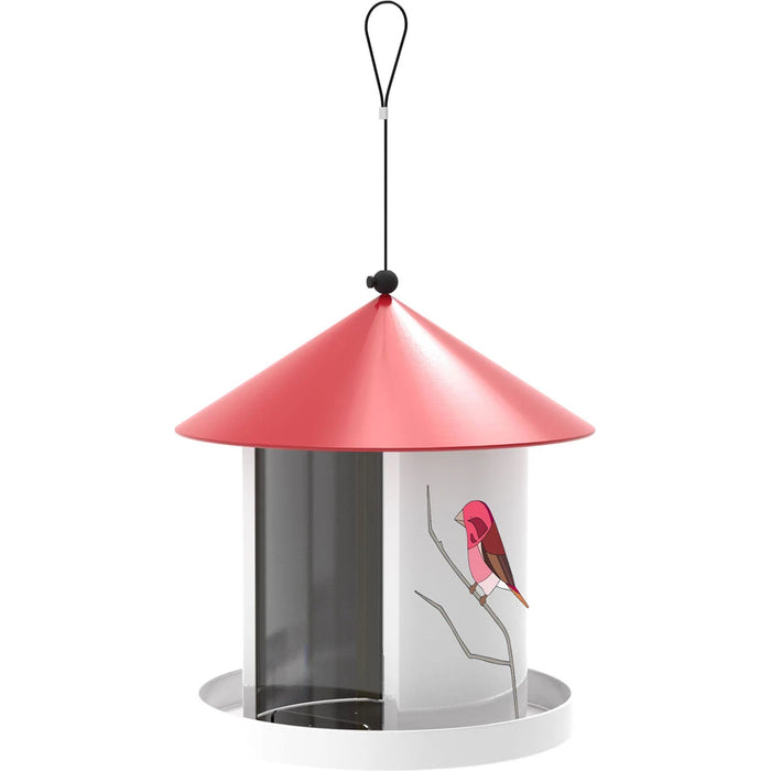 AUDUBON LIMITED EDITION EGGPICNIC ROUND METAL HOPPER FEEDR