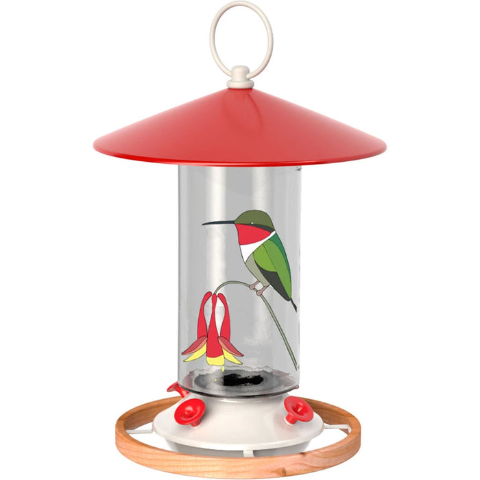 AUDUBON LIMITED EDITION EGGPICNIC METAL HUMMINGBIRD FEEDER