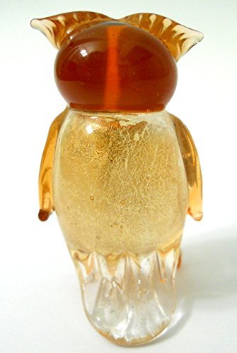 LS Arts Milano Art Glass Animals-Owl