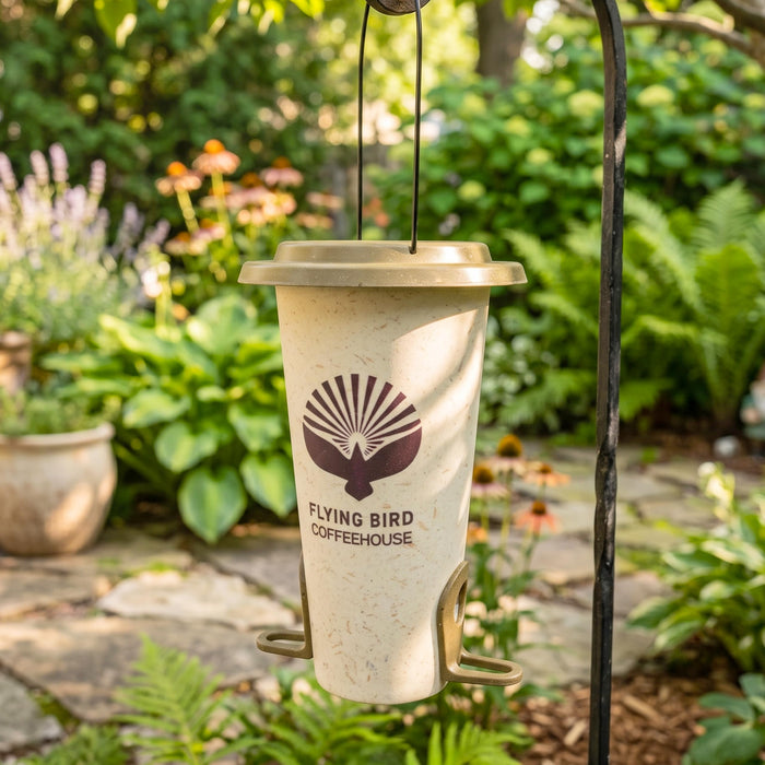 AUDUBON ULTIMATE RENEWABLE COFFEE CUP BIRD SEED FEEDER