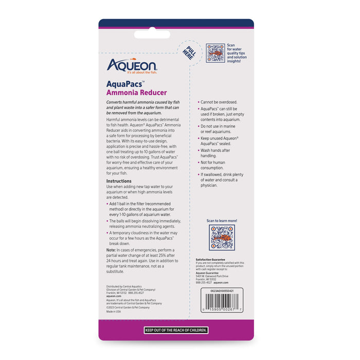 AQUEON AQUAPACS AMMONIA REDUCER
