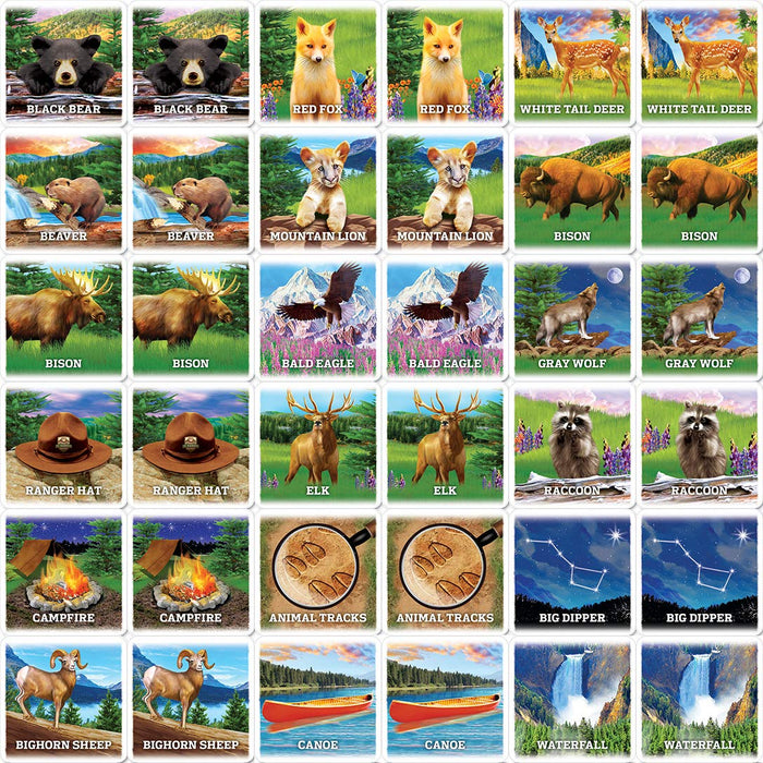 MasterPieces Puzzles Jr Ranger Matching Game