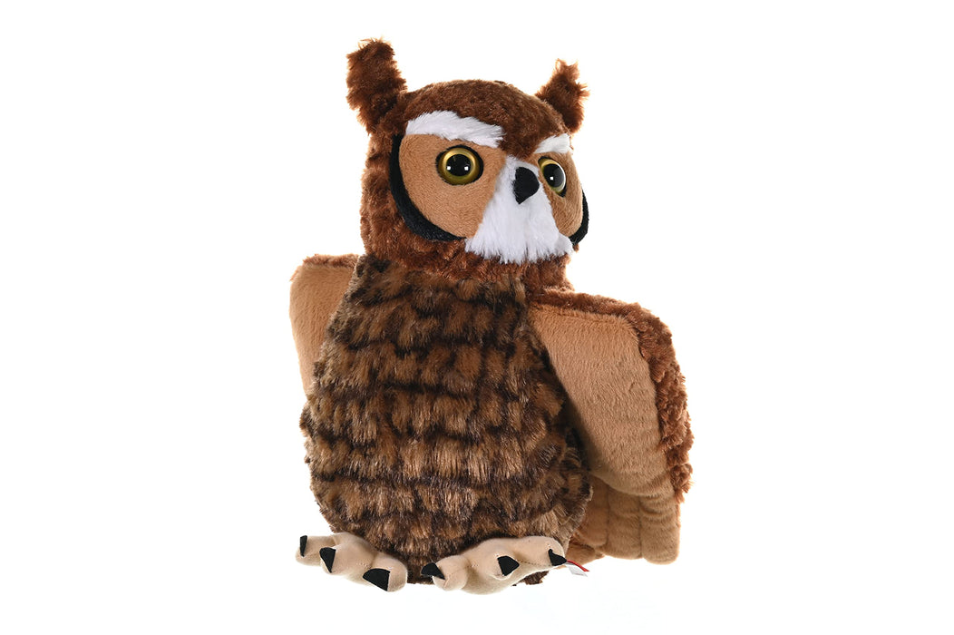 Plush Great Horned Owl 12 inch