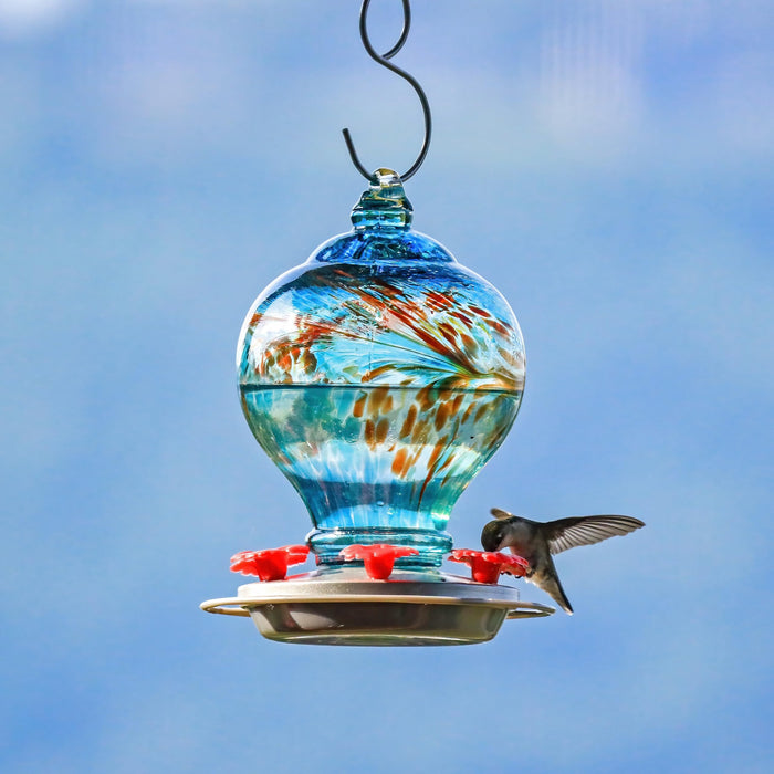 Artisan Gravity Hummingbird Feeder - Sunny Day