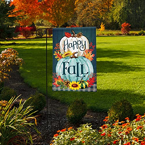 Happy Fall Pumpkins Garden Flag
