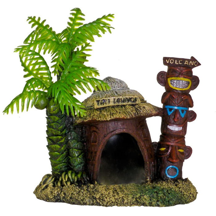 EXOTIC ENVIRONMENTS  BETTA HUT W/PALM TREES