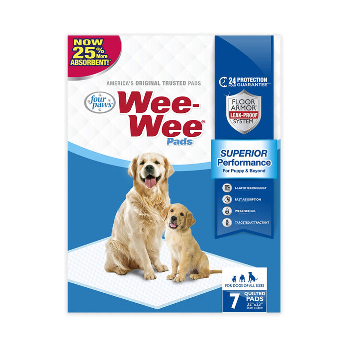 Four Paws Wee-Wee Superior Performance Dog Pee Pads, 100 Count