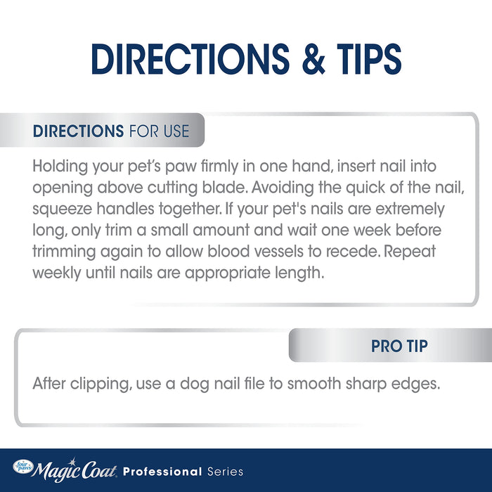 MAGIC COAT DOG NAIL CLIPPER W/SAFETY BAR