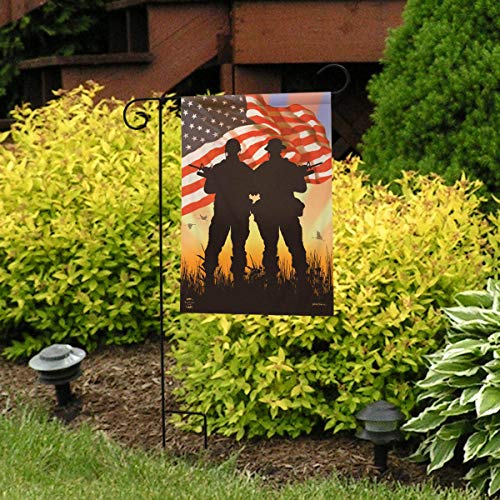 American Heroes Garden Flag