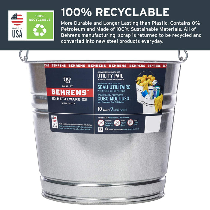 HOT DIPPED STEEL PAIL
