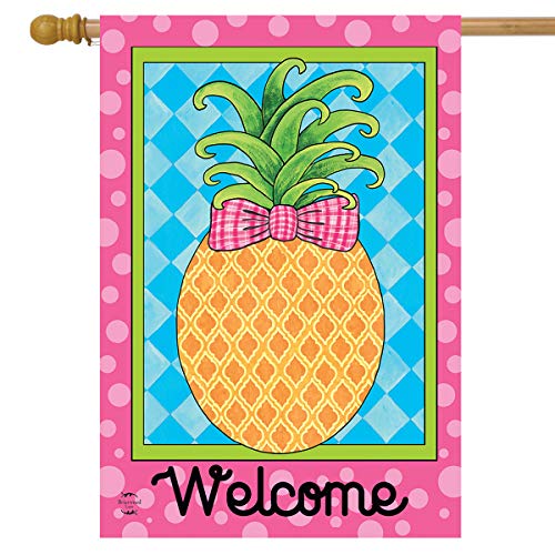 Pineapple Welcome House Flag