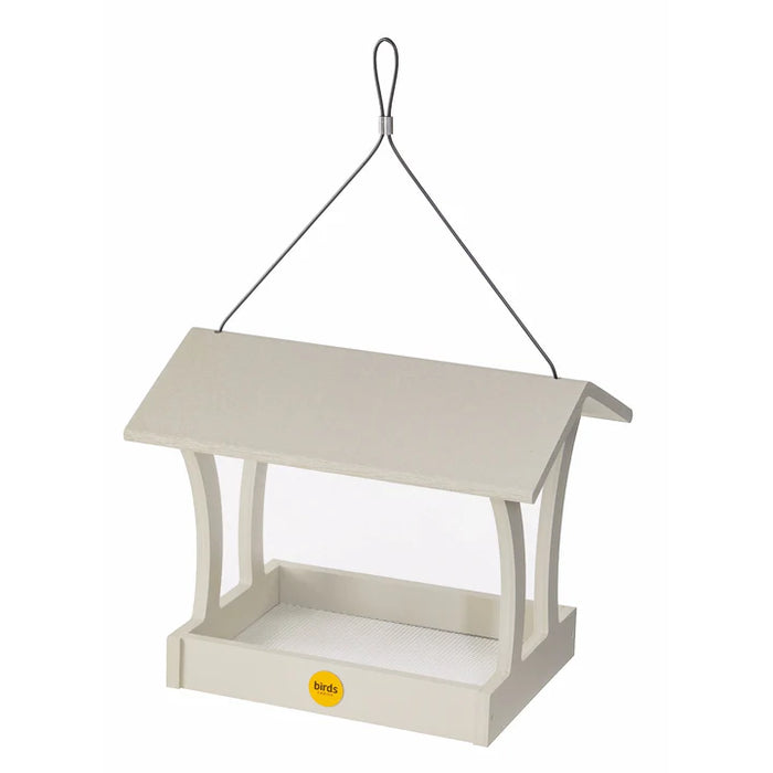 Birds Choice Fly-Thru Feeder in Sea Salt Recycled Plastic
