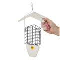Birds Choice Tail Prop Suet Feeder in Sea Salt Recycled Plastic
